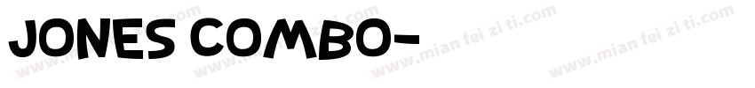 Jones Combo字体转换
